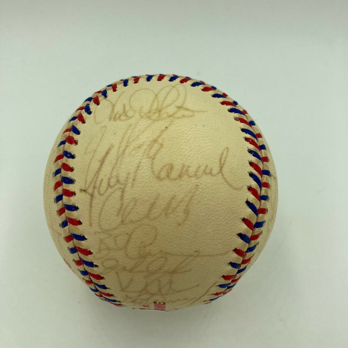 Derek Jeter Ken Griffey Jr. Cal Ripken Jr 1999 All Star Game Signed Baseball JSA