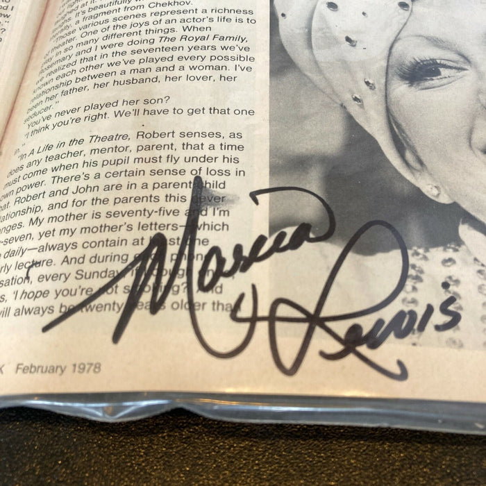 Marcia Lewis Signed Autographed Vintage After Dark Magazine