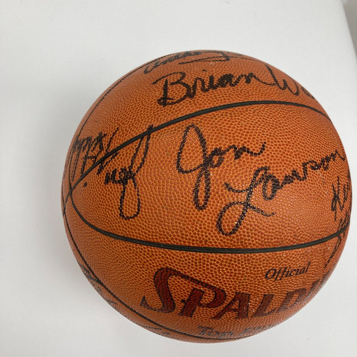 1980-81 Purdue Boilermakers NCAA Team Signed Vintage Basketball