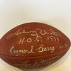 Johnny Unitas HOF 1979 Len Dawson HOF 1987 Multi Signed NFL Football JSA COA