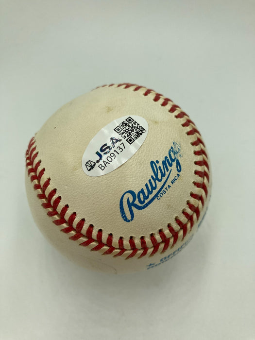 Michael Jordan & Scottie Pippen Signed 1989 American League Baseball JSA COA