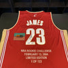 Lebron James 2004 Rookie Signed Cleveland Cavaliers Game Model Jersey UDA COA