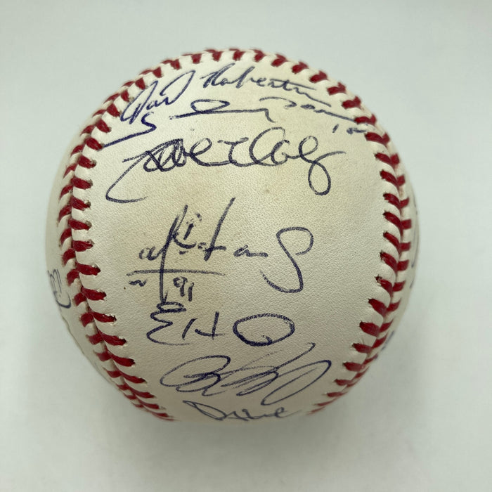 2009 New York Yankees World Series Champs Team Signed W.S. Baseball JSA COA