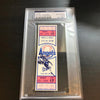 Reggie Jackson 500th Home Run Signed Ticket September 17, 1984 PSA DNA COA Auto