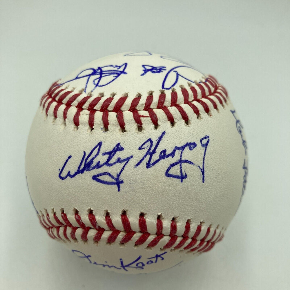 1982 St Louis Cardinals World Series Champs Team Signed MLB Baseball JSA COA