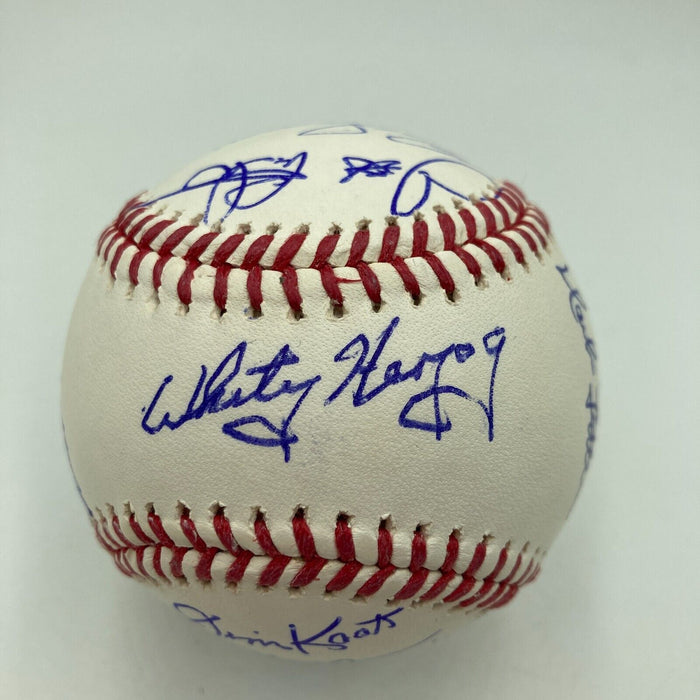 1982 St Louis Cardinals World Series Champs Team Signed MLB Baseball JSA COA