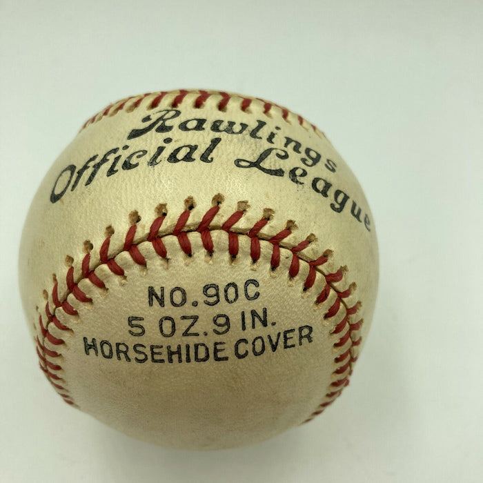 Joe Dimaggio 1940's Playing Days Single Signed Baseball With JSA COA