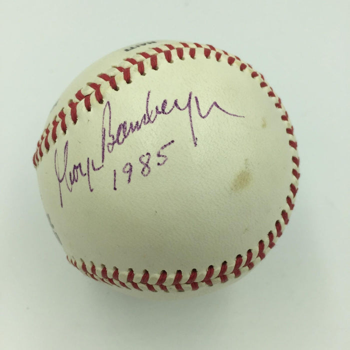 1981 Charlie Grimm & George Bamberger Signed Autographed Baseball With JSA COA