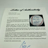 Willie Mays Hank Aaron Stan Musial 3,000 Hit Club Signed Baseball PSA DNA