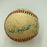 Mickey Mantle Roger Maris Joe Dimaggio Yankees Multi Signed Baseball PSA DNA COA