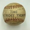 1945 Detroit Tigers World Series Champs Team Signed Baseball Greenberg JSA COA