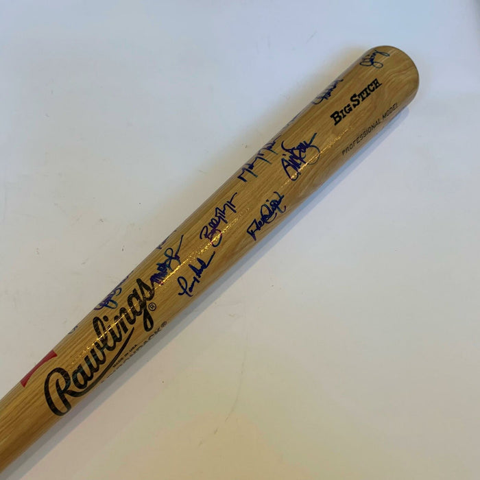 1993 Philadelphia Phillies National League Champs Team Signed Bat 25 Sigs