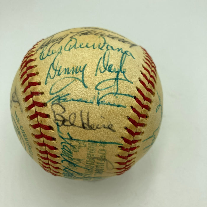 Nolan Ryan 1974 California Angels Team Signed American League Baseball JSA COA