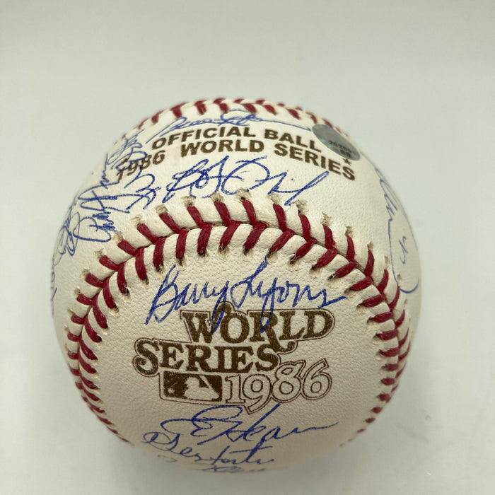 1986 New York Mets World Series Champs Team Signed W.S. Baseball Steiner & MLB