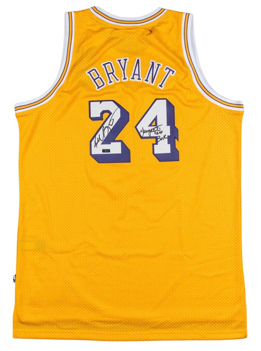 Kobe Bryant  "Youngest to 30k Points" Signed Los Angeles Lakers Jersey Panini