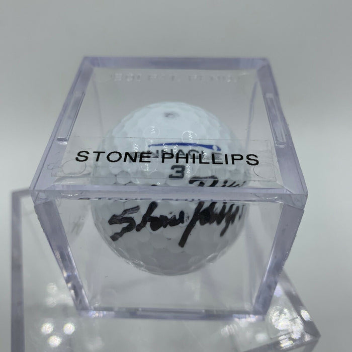 Stone Phillips Signed Autographed Golf Ball PGA With JSA COA