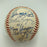 1962 New York Yankees W.S. Champs Team Signed Baseball Mickey Mantle JSA COA