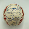 1962 New York Yankees W.S. Champs Team Signed Baseball Mickey Mantle JSA COA