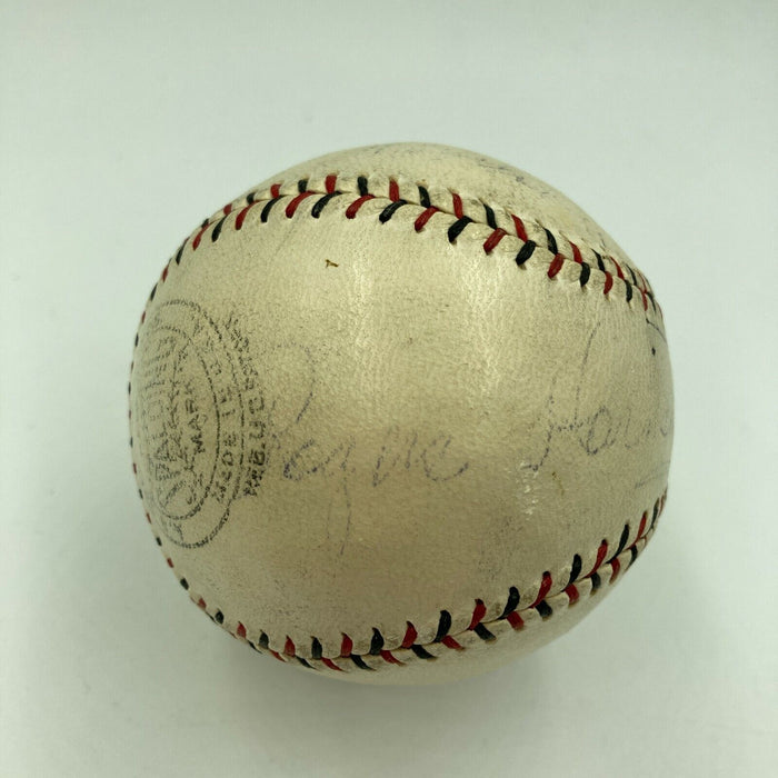 1929 Chicago Cubs Murderer’s Row Signed Baseball Hack Wilson Rogers Hornsby JSA