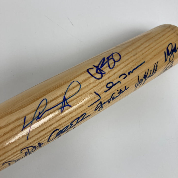 2004 Boston Red Sox World Series Champs Team Signed Baseball Bat PSA DNA Beckett
