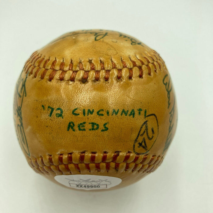 1972 Cincinnati Reds NL Champs Team Signed Baseball Big Red Machine JSA COA