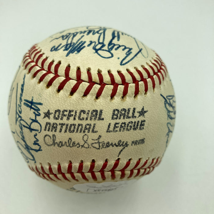 Beautiful 1973 Philadelphia Phillies Team Signed Baseball Mike Schmidt JSA COA