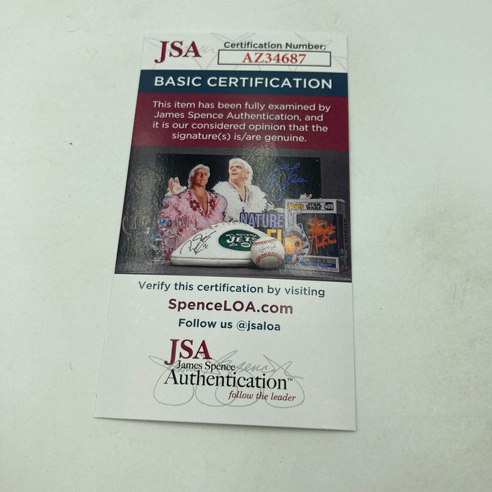 Tom Brokaw NBC Signed National League Baseball JSA COA