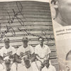 1959 Los Angeles Dodgers World Series Champs Team Signed Yearbook Koufax JSA