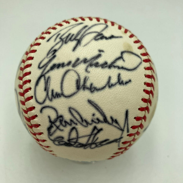 1978 New York Yankees World Series Champs Team Signed Baseball JSA COA