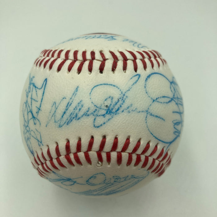 Vintage 1986 New York Mets World Series Champs Team Signed Baseball JSA COA