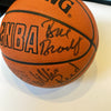 1972-73 New York Knicks NBA Champs Team Signed NBA Game Basketball JSA COA