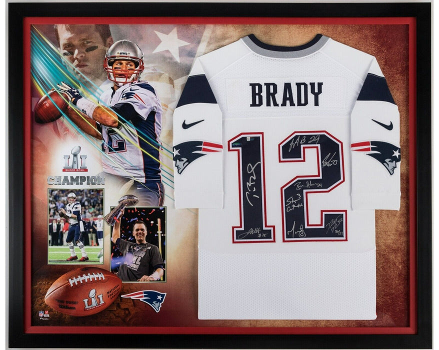 Tom Brady 2016 New England Patriots Super Bowl LI Champs Team Signed Jersey