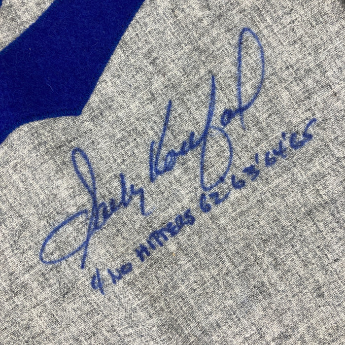 Sandy Koufax  4 No Hitters 62' 63' 64' 65' Signed Los Angeles Dodgers Jersey JSA