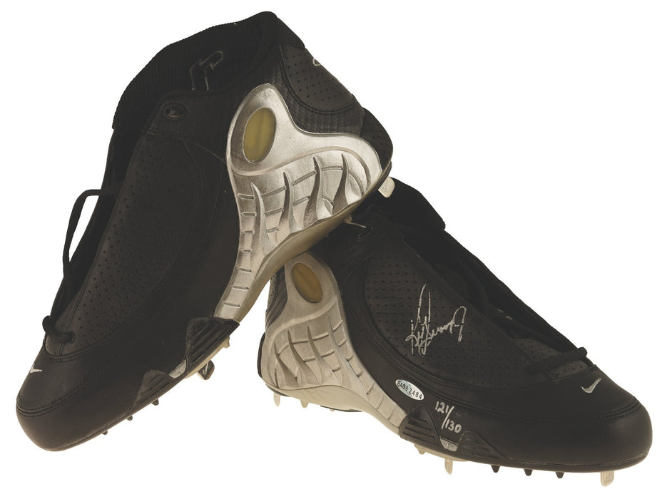 Ken Griffey Jr. Signed Nike Baseball Cleats Shoes UDA Upper Deck COA