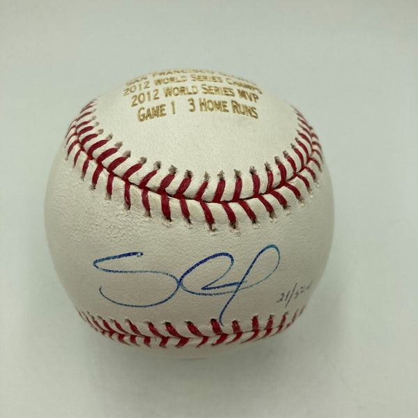 Pablo Sandoval Signed Major League Baseball 2012 W.S. Champs MLB Authenticated