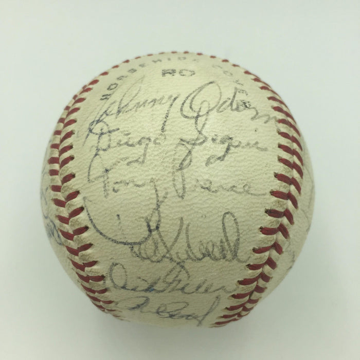1968 Reggie Jackson Rookie Oakland Athletics A's Team Signed Baseball JSA COA