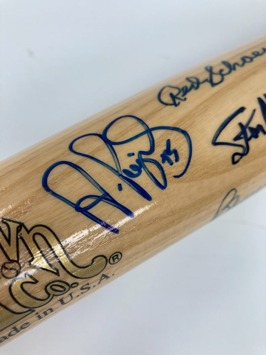 Albert Pujols Stan Musial St. Louis Cardinals HOF Legends Signed Bat Beckett COA