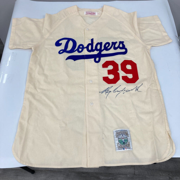 Roy Campanella Signed Brooklyn Dodgers Authentic Game Model Jersey With JSA COA