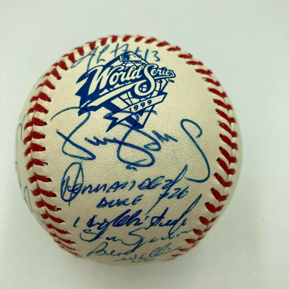 Derek Jeter Signed Autographed Official 1999 World Series Baseball With COA