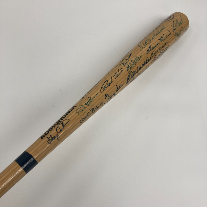 Mickey Mantle Ted Williams Willie Mays Hank Aaron HOF Multi Signed Bat JSA COA