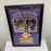 Kobe Bryant Signed Los Angeles Lakers Floor Piece Framed Panini COA