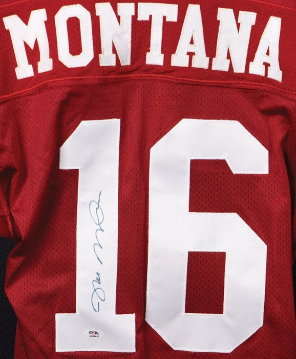 Joe Montana Signed Authentic Wilson San Francisco 49ers Game Jersey PSA DNA
