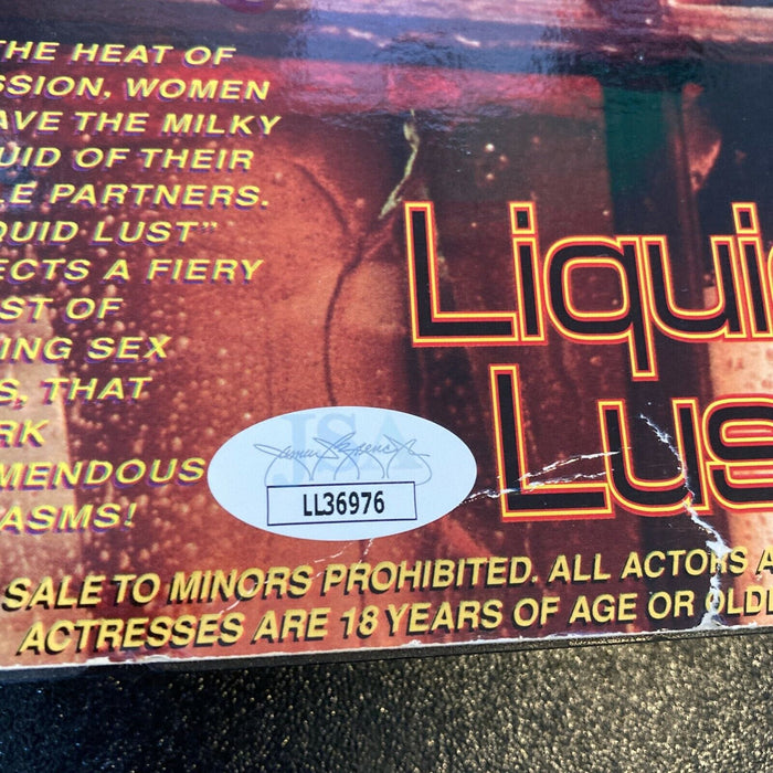 Ron Jeremy Signed Autographed Liquid Lust VHS Movie With JSA COA