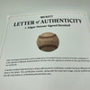 J. Edgar Hoover Single Signed 1930's Baseball The Only One Known PSA & Beckett
