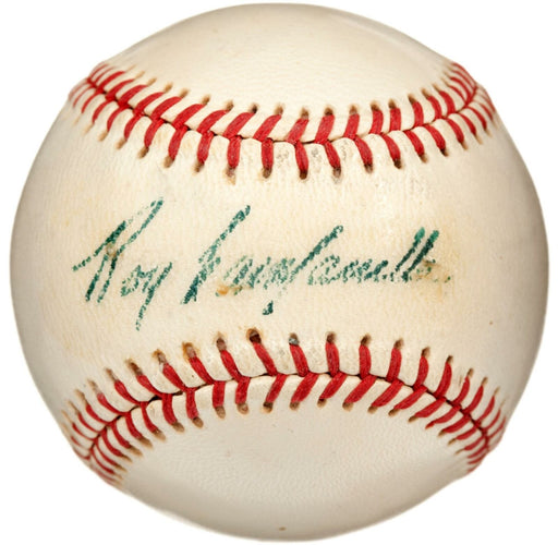 Beautiful 1955 Roy Campanella Pre Accident Single Signed Baseball PSA DNA COA