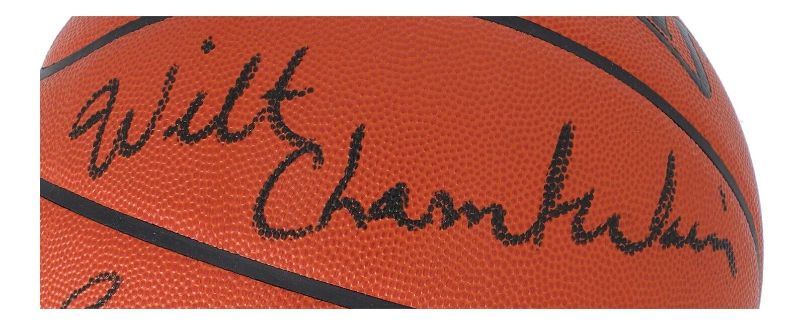 Wilt Chamberlain & Bill Russell Signed Official NBA Game Basketball JSA COA