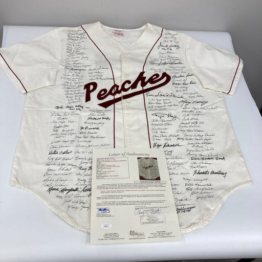 The Finest “A League Of Their Own” AAGPBL Signed Jersey 126 Sigs! JSA COA