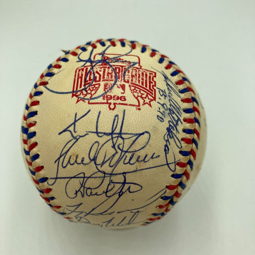 1996 All Star Game Team Signed Baseball Cal Ripken Jr Alex Rodriguez