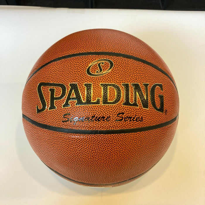 2017 Spalding Hoop Hall Classic Game Multi Signed Basketball 10 Sigs JSA COA