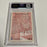 1993-94 Fleer Clyde Drexler Signed Promo Card With Fleer Stamp PSA DNA RARE